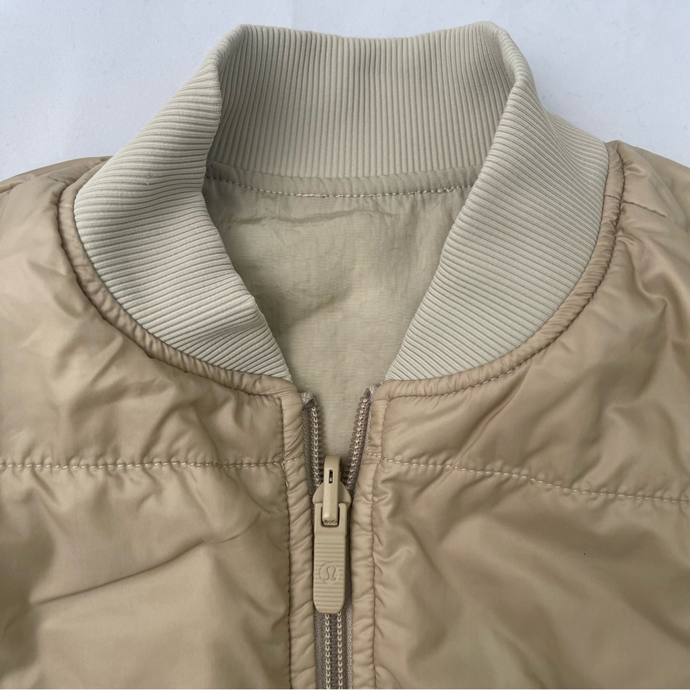 Lululemon Non-Stop Bomber Jacket Size 2 Reversible - Picture 9 of 13